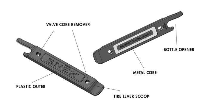 Snēk Cycling Lifeboat Tire Lever 